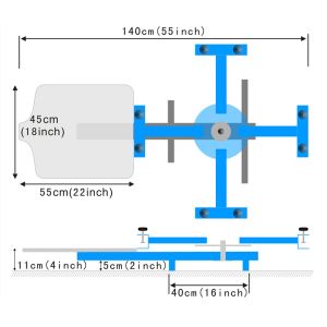 4-1 entry level single wheel carousel silk screen printing press for t-shirts