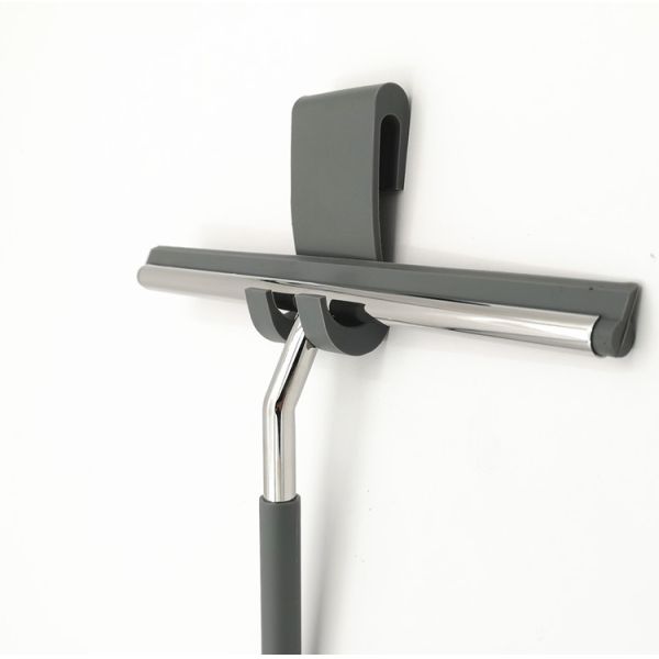 Customized Logo Stainless Steel Window Wiper with Silicone Blade & Hook