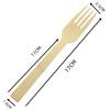China 100 Nature Disposable Bamboo Wooden Cutlery Bulk Fork 17CM on sale
