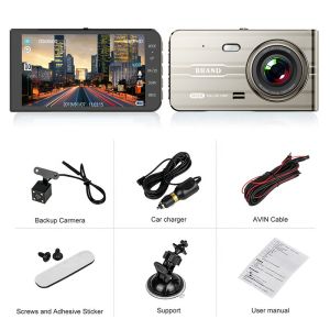 32GB Portable Rearview G Sensor Rear Window Dash Cam Full HD 1080P Cycle