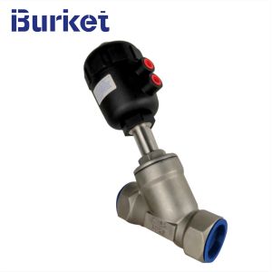 Plastic Material Actuator Single/Double Action Pneumatic Angle Seat Valve for