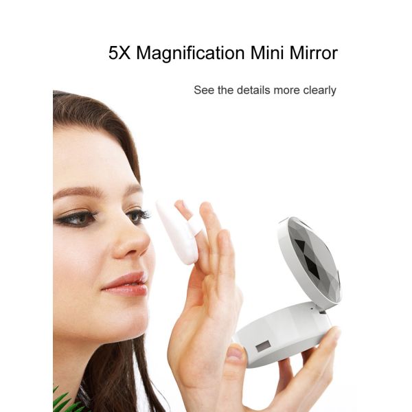Makeup Mirror True Wireless Stereo Earbuds Mobile Holder Wireless Headset With Microphone and Makeup Mirror and Mobile Holder