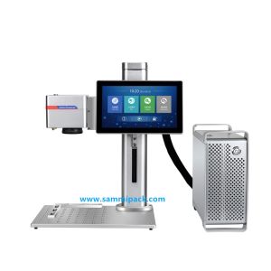 Wholesale Industrial Grade Laser Coding Machine for High-Speed Production Laser Jet Printer for Bottles from china suppliers