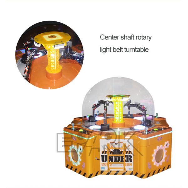 Amusement candy grabber Project Catching Toy Prize excavator bucket Gift Game Machine