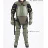 Big size Police Protective Fullbody  Anti Riot Suit for riot control with bigger shoulder and knee protector for sale