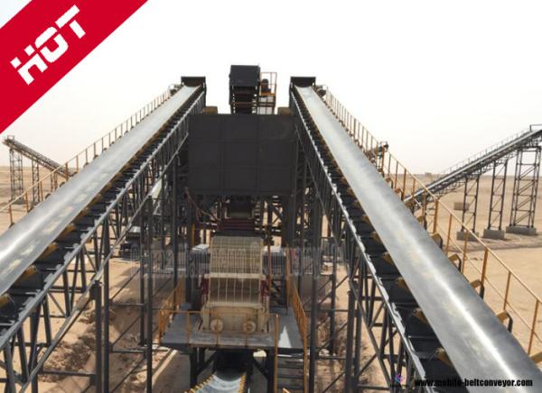 Quality Soil Loading And Unloading Telescopic Conveyor System , Portable Conveyor Systems With Large Conveying Capacity for sale