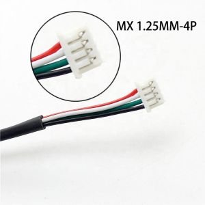 Custom 4 Pin Dupont 2.54mm to Molex 1.25mm Pitch Connector Wire Harness Assembly