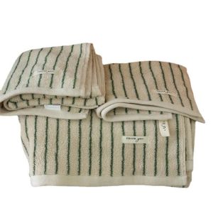Add a Touch of Style to Your Bath with Multicolor Pinstripe Pattern Cotton Towel