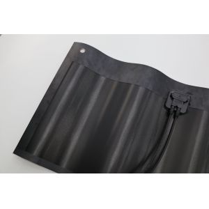 High Efficiency Curved Solar Roof Tiles 50W BIPV Solar Power Tiles