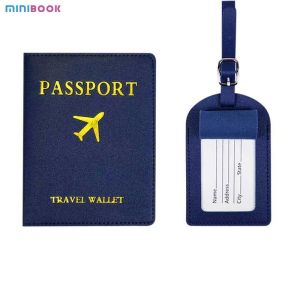 Wholesale Efficiently Organise Your Travel Documents with PU Passport Cover and Luggage Tag Set from china suppliers