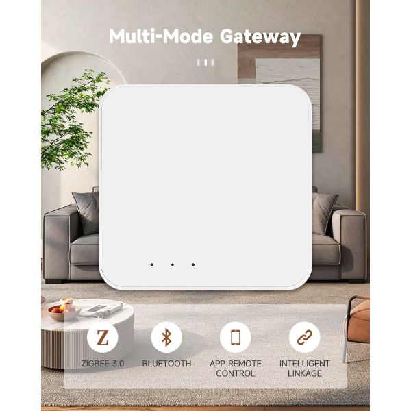 Compact Tuya Multimode Gateway Smart Home Control Panel Zigbee Wireless Hub