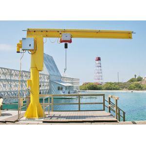 BZ Model Cantilever Jib Crane Pillar Floor Mounted Pendent Wire Control