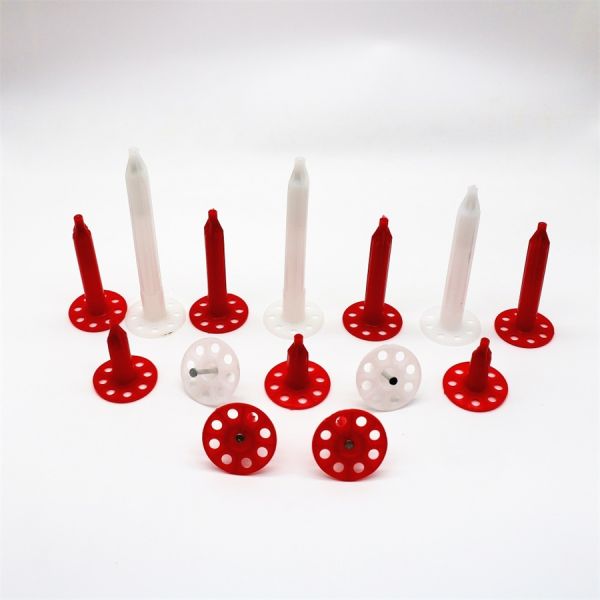 Hdpe Shooting Wall Insulation Anchors Nails For Insulation Fasteners Fixing 48MM Length Steel