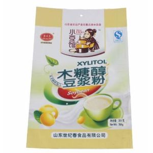 Custom made printing PE plastic 3 side sealed package bag for noodles packing