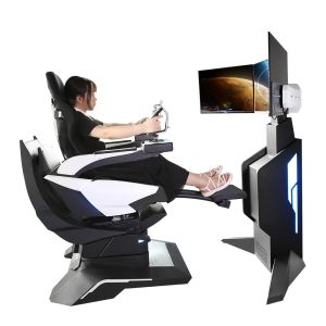 Logitech X52 Joystick 9D Virtual Reality Flying Simulator 360 Chair Flightsimula