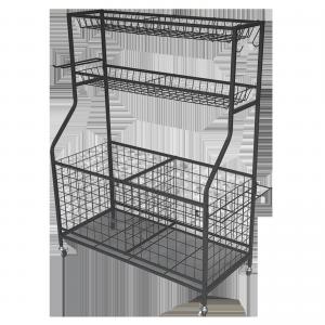 Wholesale Removable Black Sports Equipment Storage Rack For Ball Medicine from china suppliers