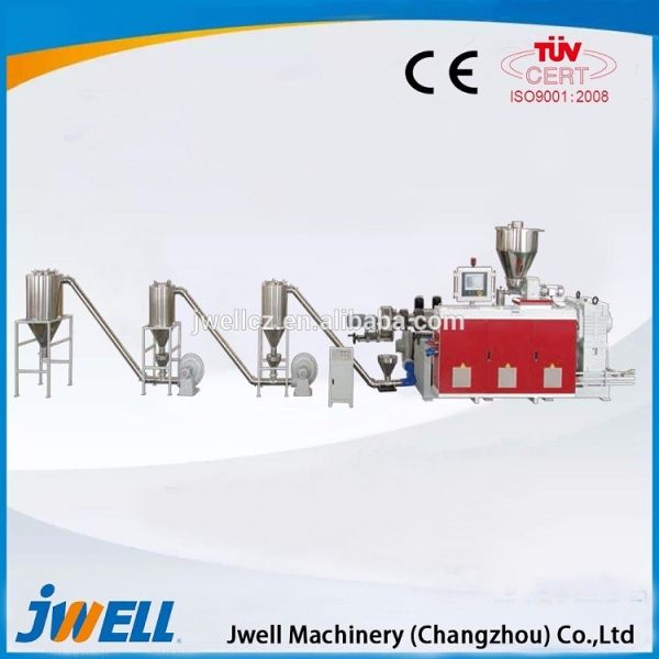 Quality Advanced Electric Control Extruder Pelletizer WPC PVC Granules Customized for sale
