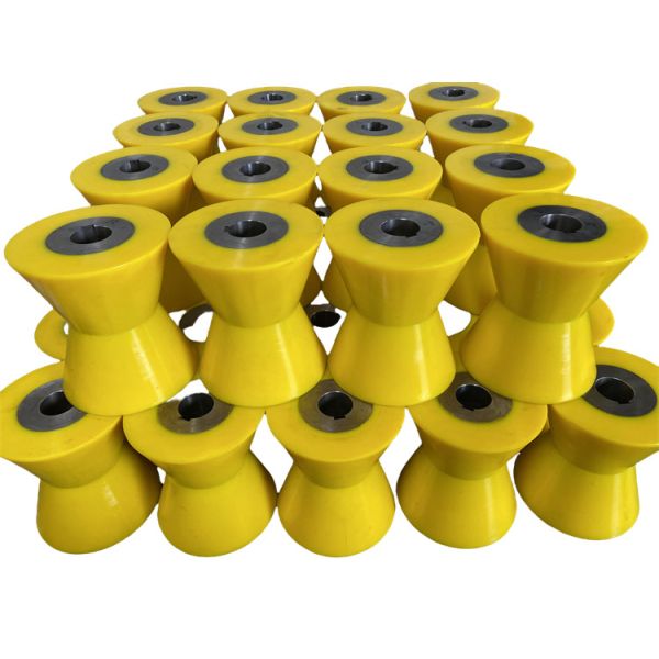 PU Coated Wheels with Precision Ball Bearings for Industrial Applications