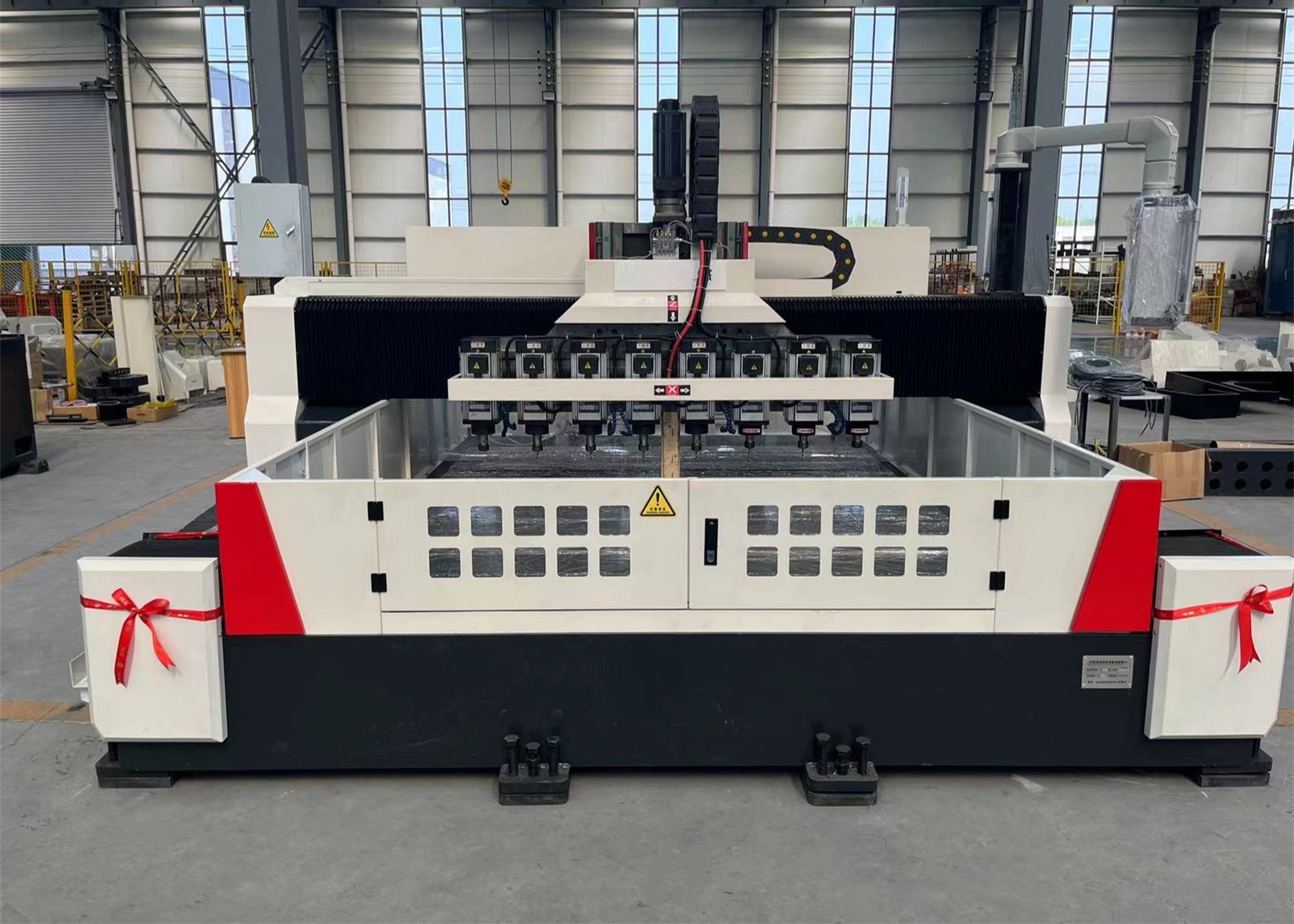 Model 2020ER25 CNC Screen Plate Gantry Type Drilling Machine For Thin Plates