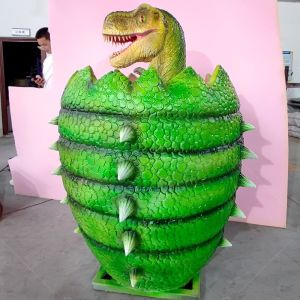 Animatronic Electric Realistic Dinosaur Egg Model Customized Sound