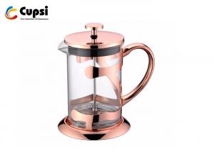 Wholesale Rose Gold Plating 28 OZ Brushed Stainless Steel French Press Easy Clean from china suppliers