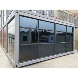 Detachable 40ft Sandwich Panel Prefabricated Modular Construction Site Worker
