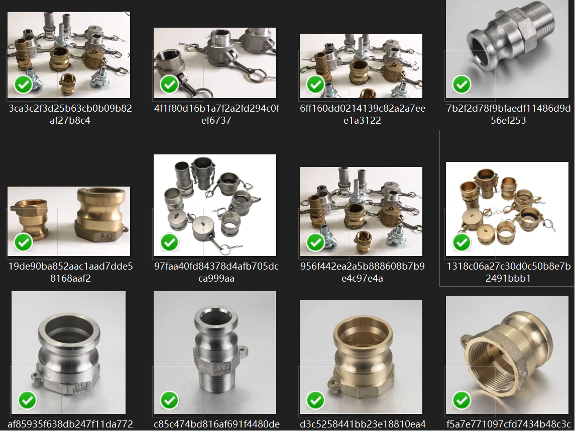 Quick connect camlock couplings fittings,Stainless steel (SS316, SS304), Brass, Aluminum, Polypropylene, Nylon