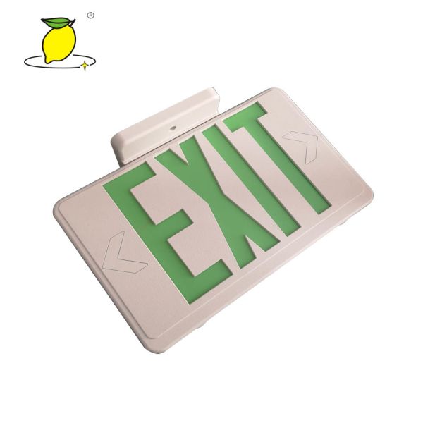 Quality exit sign with emergency lighting rechargeable led light for sale