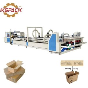 Automatically Carton Box Folder Gluer Machine 3Phase 380V50HZ Ks-Qzd2800