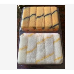 High Quality 10 MM Roller Cover Elastic White Mini Foam Paint Roller Cover for