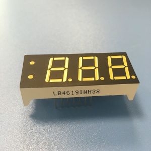 Multiplexing Common Cathode Three Digit Seven Segment Led Display Fast Heat