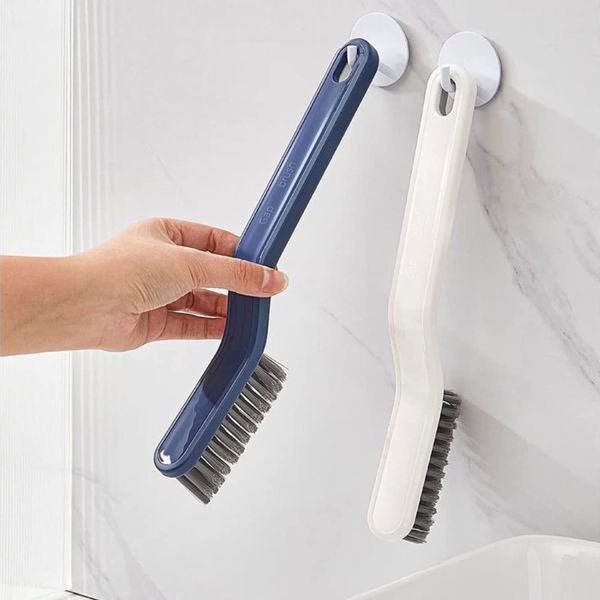 Custom Handhold 2 In 1 Multipurpose Crevice Cleaning Brush Window Corner Gap Sliding Door Track Dust Cleaner Brush