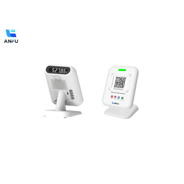 QR Code Payment Sound Box Portable Mobile Speaker Smart Voice Wireless With Segment Code Screen
