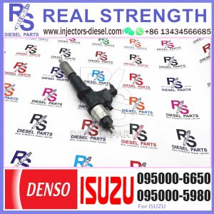 common Rail Diesel Fuel Injector 8-98030550-4 8980305504 095000-6650 for 6WF1
