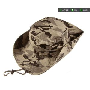 OEM Wholesale Fashion Design Custom Camo Bucket Cap/Hat Camouflage Cap/Hat (YC