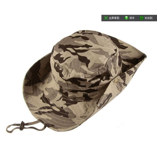 OEM Wholesale Fashion Design Custom Camo Bucket Cap/Hat Camouflage Cap/Hat (YC