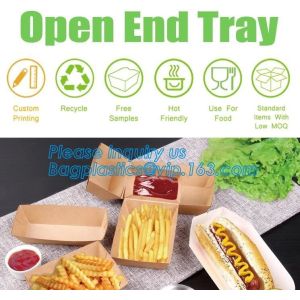 Hot Sell Take Away Recycled Kraft Paper Folding Lunch Box For Fast Food