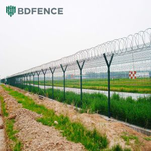 Airport Wire Mesh Panel Aoa Fence Easily Assembled Garden Boundary Wall Security
