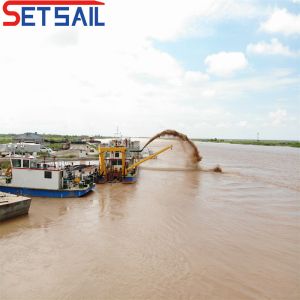 1100 Cubic Meter Hydraulic Cutter Suction Sand Dredger with Rexroth Control