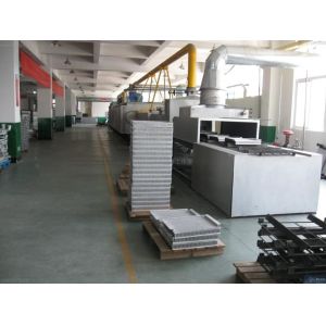 China 2.2KW Aluminum Brazing Furnace Mesh Belt Transmission Power 10 Meters Brazing Section on sale