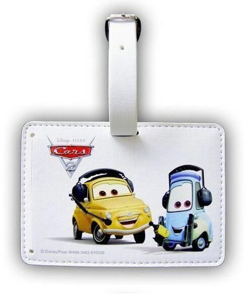 Small Full Color Printing Cute PVC Luggage Tag For Travel Suitcase