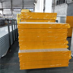 China A grade fire rating 100mm rock wool apartment wall material sandwich panel on sale