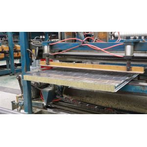 ISO Panels Fireproof Structure Building Board Rock Wool Sandwich Panel Partition