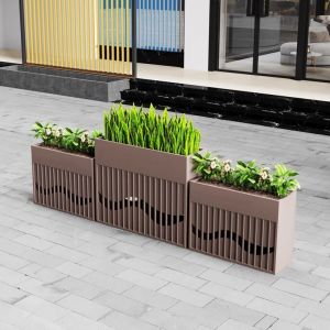 Custom Size Stainless Steel Flowerpot Rust Resistant For Home Or Garden