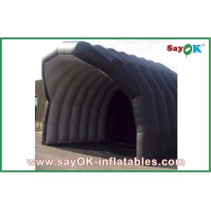 Inflatable Air Tight Tent Building Black Large Inflatable Tent House For Camping