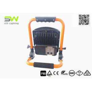 Innovative 5000 Lumens 60W Rechargeable LED Work Light With Irony Handle Stand