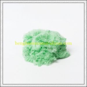 Recycled PSF Polyester Yarn Raw Material 76mm Good Crimp Shaping