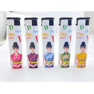 Donyi DY-F028 Plastic Smoking Butane Label Lighter with and Cheapest Model NO.