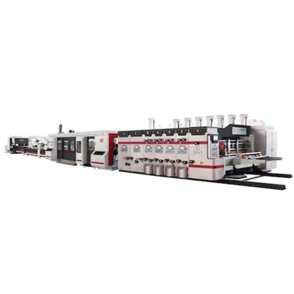 Quality Automatic Inline Flexo Printer Slotter Die Cutter Folder Gluer Machine for sale
