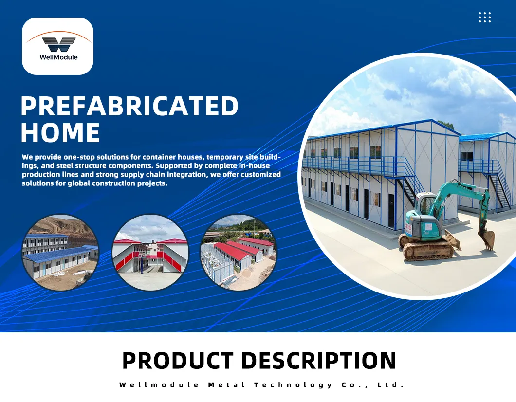Modern K Type Temporary Building Solution for Construction Camp, Mining Area, Oilfield Project and Remote Workforce Accommodation